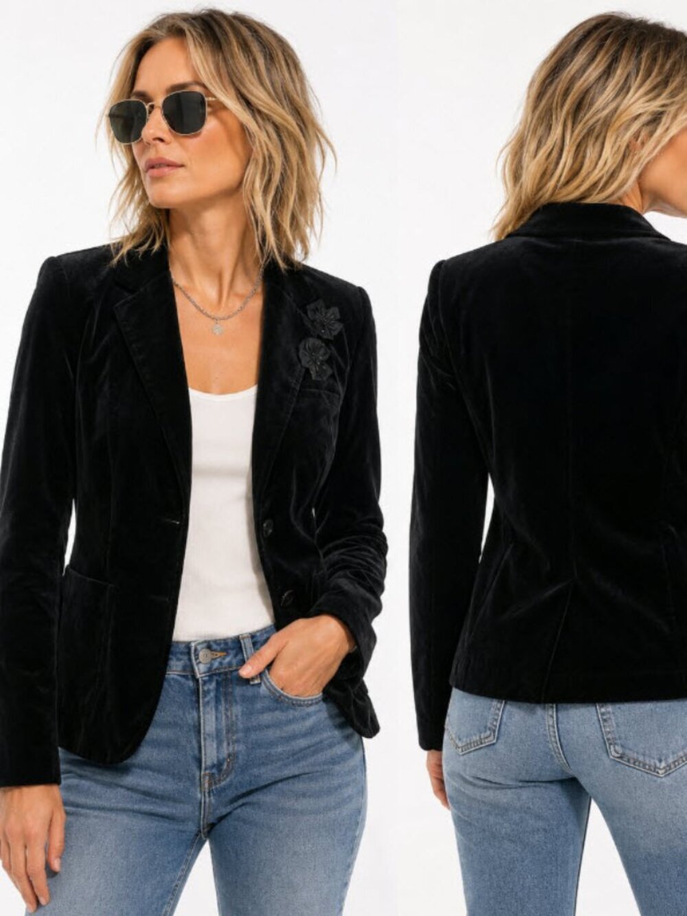 Tommy Hilfiger Velour Blazer Size medium